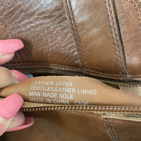 Coral como Brown heel leather boots - Picture 7 of 8